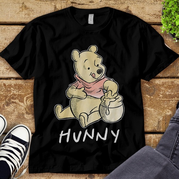 Tops - Disney Winnie the Pooh Hunny T-Shirt Unisex Tee Adult T-shirt Kid Shirt